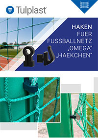 Haken fuer Fussballnetz „OMEGA”, „Haekchen”